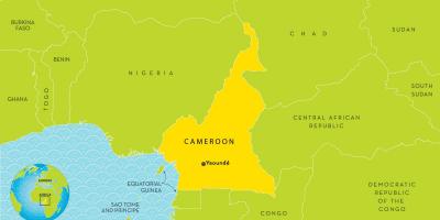 Зураг Камерун болон эргэн тойрны улс орнууд