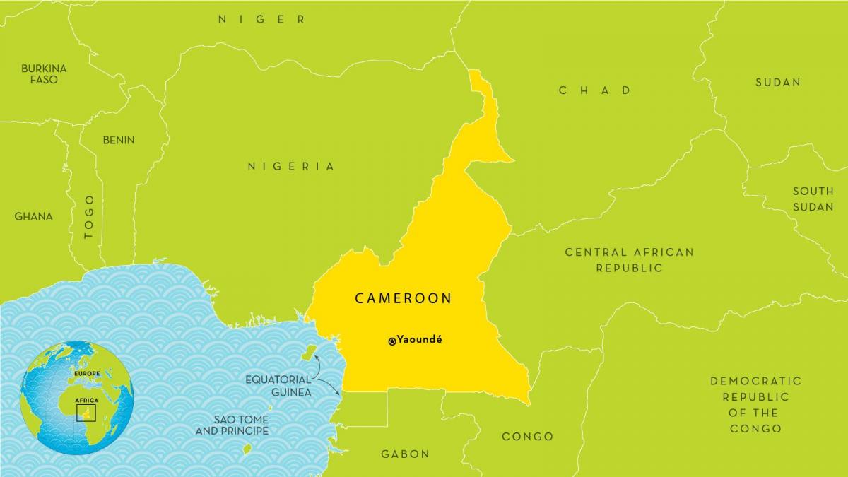 зураг Камерун болон эргэн тойрны улс орнууд
